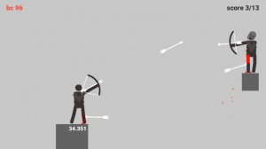 Stickman Archers Bloody Rampage! Стикмен лучник! Попади в хед! stickman bowmasters