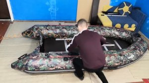 Правильная сборка килевой лодки с жестким полом на примере Shark boat MK 330