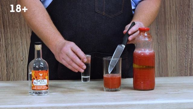 Коктейль Кровавая Ме...? нет Мариами! НеКлассический рецепт с чачей