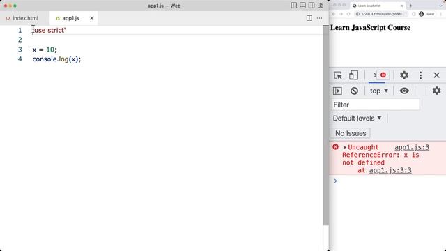Use Strict in JavaScript Explained with source code