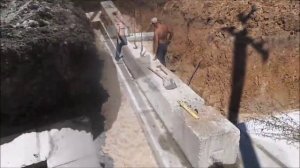 Фундамент из ФБС Блоков