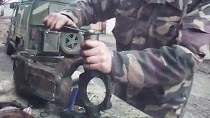 снятие шкворней 12