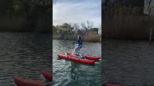 Велопрогулки по воде. Водный велосипед. Аквабайк. Вело-точка.   Волгодонск