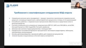 Менеджер ВЭД в деятельности предприятия 09.06