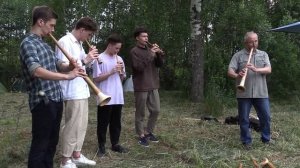 Борис Ефремов. Русский Рожок - Мастер-класс. Праздник "Купала" от "Мира Гуслей"