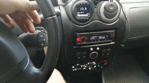 Установил подрулевой джойстик мультимедиа от дастера в ларгус. Полный обзор