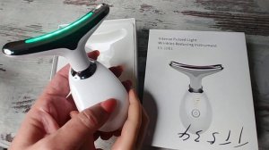 Vlog.Микротоковый массажор для лица и шеи. Отличный подарок .#узбекистан #микротоковыймассажор
