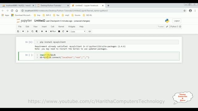 Python 3.7 Course Read Display Records From MySQL phpMyAdmin Database