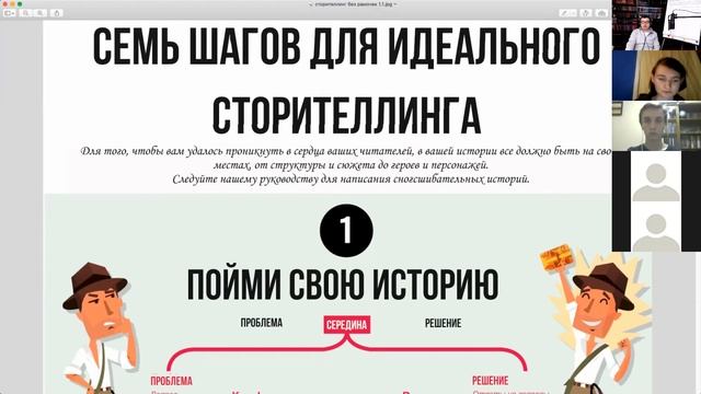 Сторителлинг для Ютубера.1 урок из 24, как интересно рассказывать истории - вебинар в Клубе 100по10