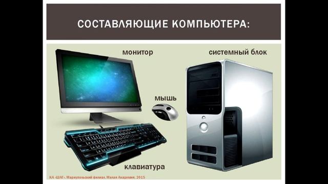 Компьютерная грамотность. Первое занятие