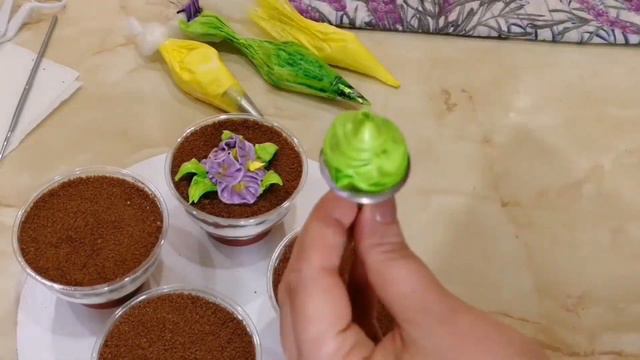 Цветы из белкового крема / Цветы из бзк