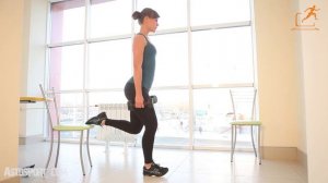 Приседания на 1 ногу вторая на опоре сзади - Техника. Накачать ягодицы