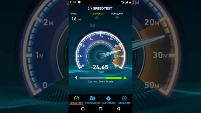 Краснодар тест скорости 4G Ростелеком 27.05.2017