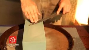 Заточка японских ножей kasumi