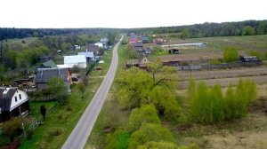 The flight of DJI Mavic Pro over the village. Russia. Part 2