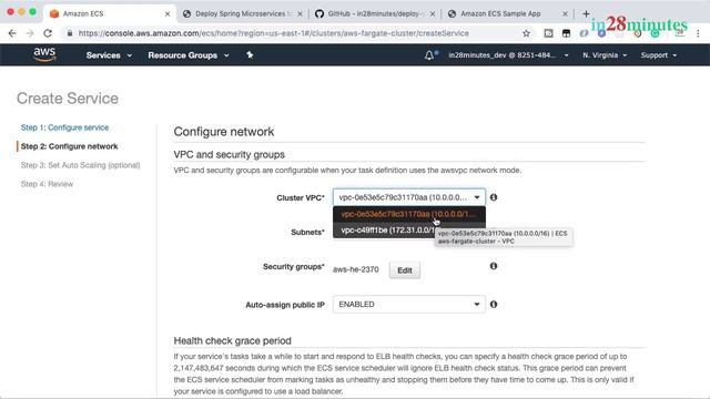 AWS Fargate and ECS - Deploy Spring Microservices смотреть онлайн