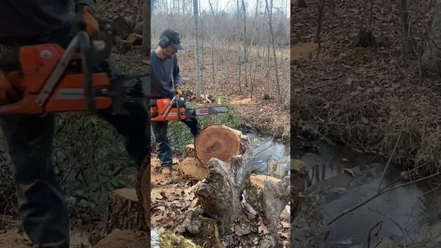 Husqvarna 372xpw 375K 51.4mm cut off saw build w/ Red Beard V stack and filter. смотреть онлайн