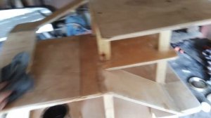 Авто трек из фанеры своими руками.(Гараж для машинок из фанеры). #автотрек #автотрек из фанеры