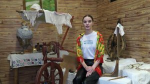 Прялки в музее "Русская старина".