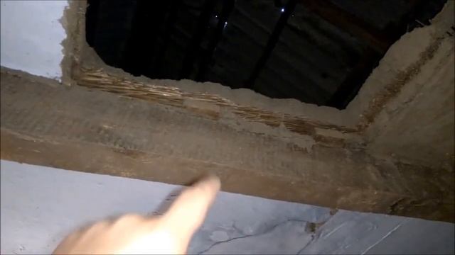 как раньше строили - потолок в саманном доме 1957 года постройки смотреть онлайн