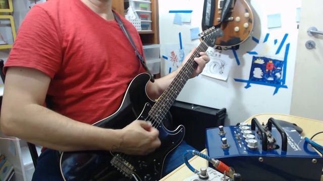 Fender Aerodyne Strat, Fiftysix Inc Tubestation Dual Rectifier Green Channel, TS808 смотреть онлайн