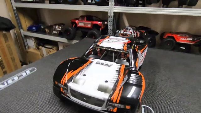 Losi Baja Rey 1/10 + Adapter for Ford Raptor body смотреть онлайн