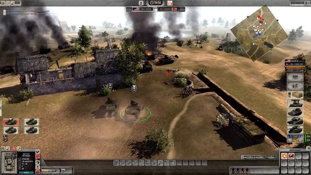 Stuart vs Ha-Go Wave Attacks - Men of War: Assault Squad 2 - Robz Mod смотреть онлайн