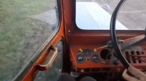 Культивация поля/// Трактором т 40 АМ