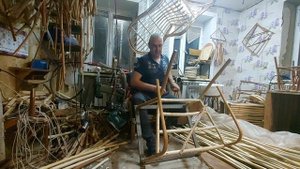 сборка каркаса кресла качалки "классика " часть 2