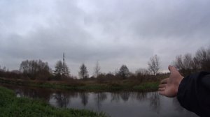 В ЭТОЙ ТРАВЕ ВСЯ РЫБА С РЕКИ. Эхолотом сканирую реку. Рыбалка осенью. Ловля рыбы осенью.