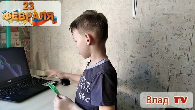 Изготавливаю подарок для папы на 23 февраля. смотреть онлайн