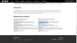 EA SPORTS FC 24 PC REQUISITOS: VAI RODAR NO MEU PC?! (FIFA24)