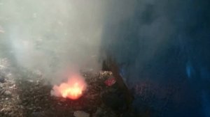 Горение калиевой селитры с сахаром