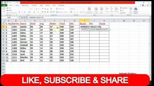 Pass Fail Grade Formula in excel if Nested If in Excel | #excelfansonly