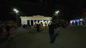 Новогодняя сказка ночью в Севастополе, Крым