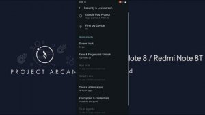 Project Arcana (GALEFORCE) OFFICIAL Android 12L Redmi Note 8/8T last update