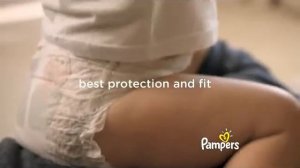 Реклама Памперс. Подгузники которые любит ваш малыш.
