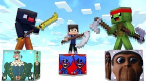 ЭПИЧНАЯ БИТВА ! ЛИВСИ Лаки Блок vs ХАГГИ ВАГГИ Лаки Блок VS АБУНГА  в Майнкрафт ! ЯРИК КЕНТ