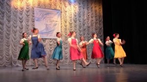 Девичий перепляс. Ансамбль "Озорницы",  ДМШ № 5, г  Старый  Оскол