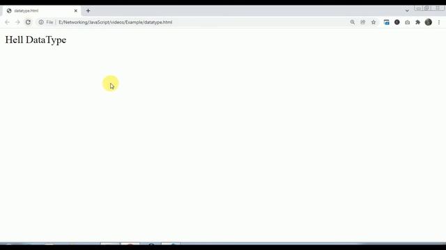 JavaScript Data Types | how to use data types in javascript | why we use data types in javascript