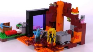 LEGO Minecraft 21143 The Nether Portal! | Unbox Build Time Lapse Review