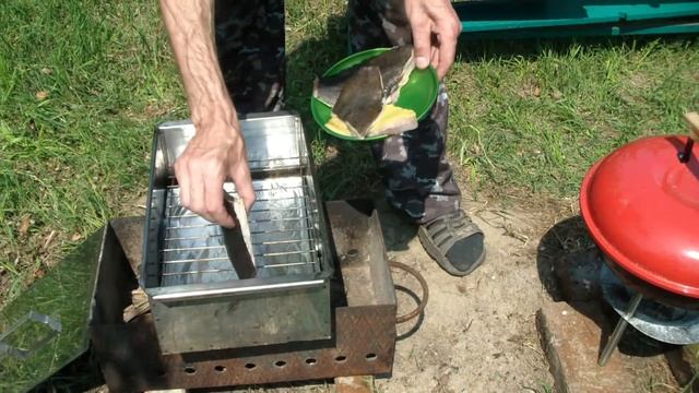Коптим КАМБАЛУ. Жарим ребрышки на гриле. Пикничок, дача на острове.