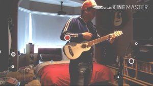 WASHBURN ROVER   , CLOSE UP AND SOUND. (TRAVEL GUITAR )