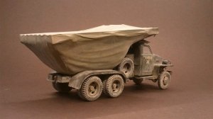 БМ-13Н "Катюша"(ICM,1/35) самодельный тент