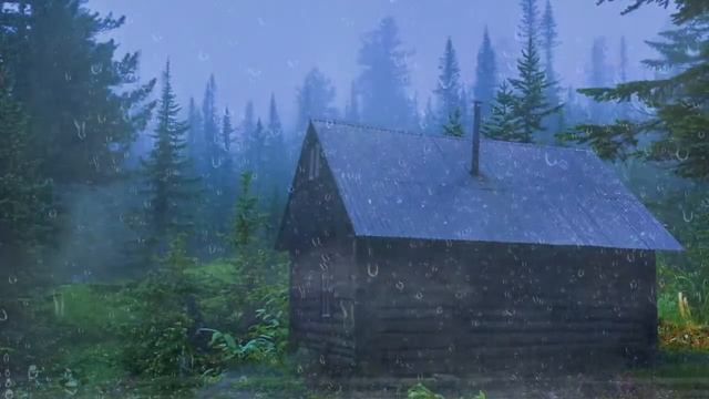 RAIN and THUNDER Sounds to Sleep Fast | Soothing Rain to Relax & Study,Tinnitus Relief, ASMR смотреть онлайн