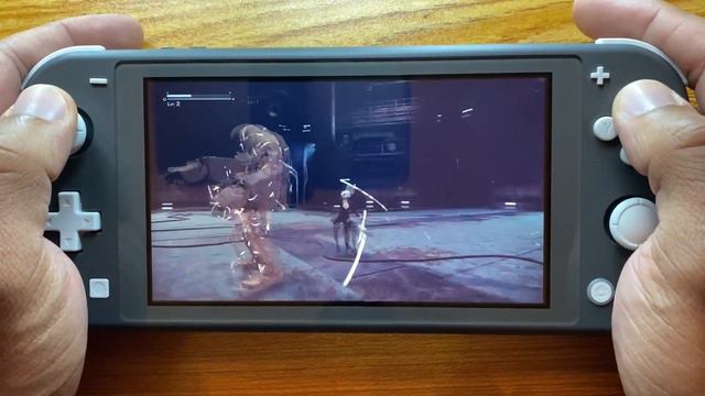NieR: Automata The End of YoRHa Edition Nintendo Switch Lite Gameplay смотреть онлайн
