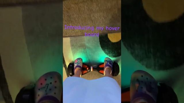 Meet my hover board