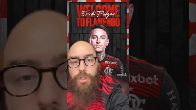 FLAMENGO ANUNCIA ERICK PULGAR COM GAFE ANTECIPANDO WALLACE? 😂