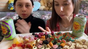 СЛАДКИЙ И КИСЛЫЙ МУКБАНГ/МАРМЕЛАДКИ HARIBO, CHUPA CHUPS, БОН ПАРИ/SWEET AND SOUR MUKBANG/MARMALADE