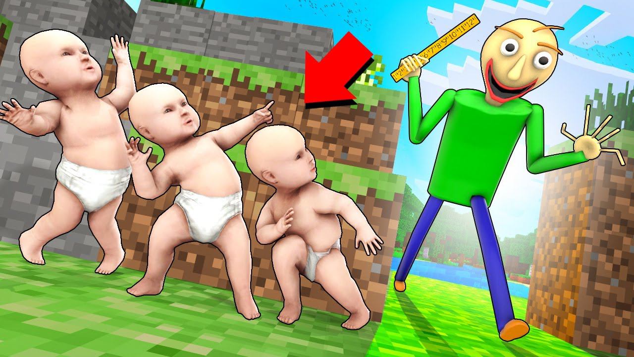 БАЛДИ ИЩЕТ НАС! МЕЛКИЕ СПРЯТАЛИСЬ В ОПАСНОЙ НЫЧКЕ! МАЙНКРАФТ ПРЯТКИ В Garry`s Mod
